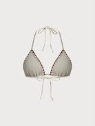 Women Knitted Polyester Blended Bikini Tops Sustainable Bikinis - BERLOOK