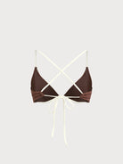 Women Knitted Polyester Blended Bikini Tops Sustainable Bikinis - BERLOOK