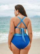 Women Knitted Polyester Blended Bikini Tops Sustainable Plus Size Bikinis - BERLOOK