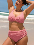 Women Knitted Polyester blended Bikini Tops Sustainable Plus Size Bikinis - BERLOOK