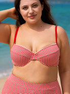 Women Knitted Polyester blended Bikini Tops Sustainable Plus Size Bikinis - BERLOOK