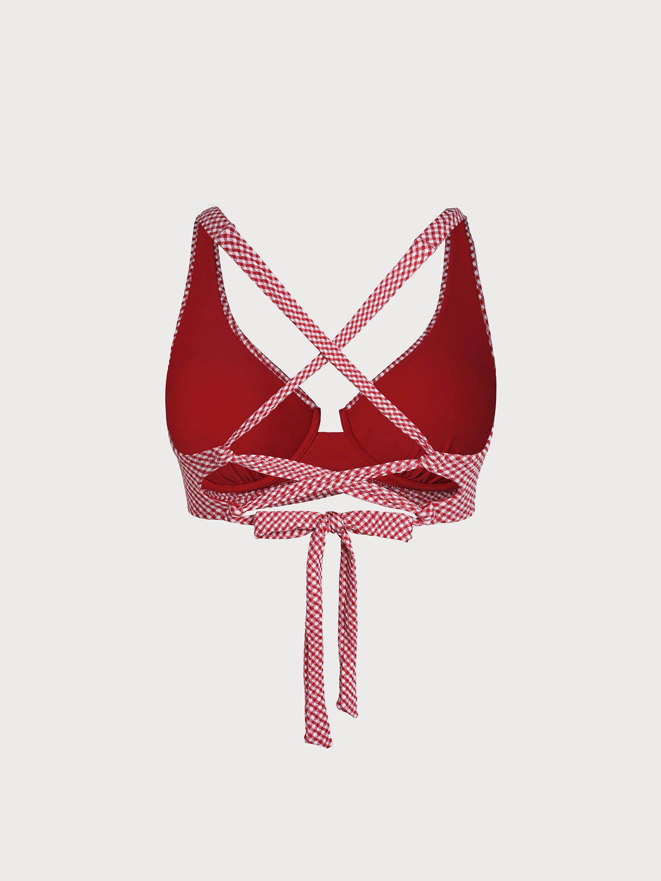 Women Knitted Polyester blended Bikini Tops Sustainable Plus Size Bikinis - BERLOOK
