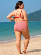Women Knitted Polyester blended Bikini Tops Sustainable Plus Size Bikinis - BERLOOK