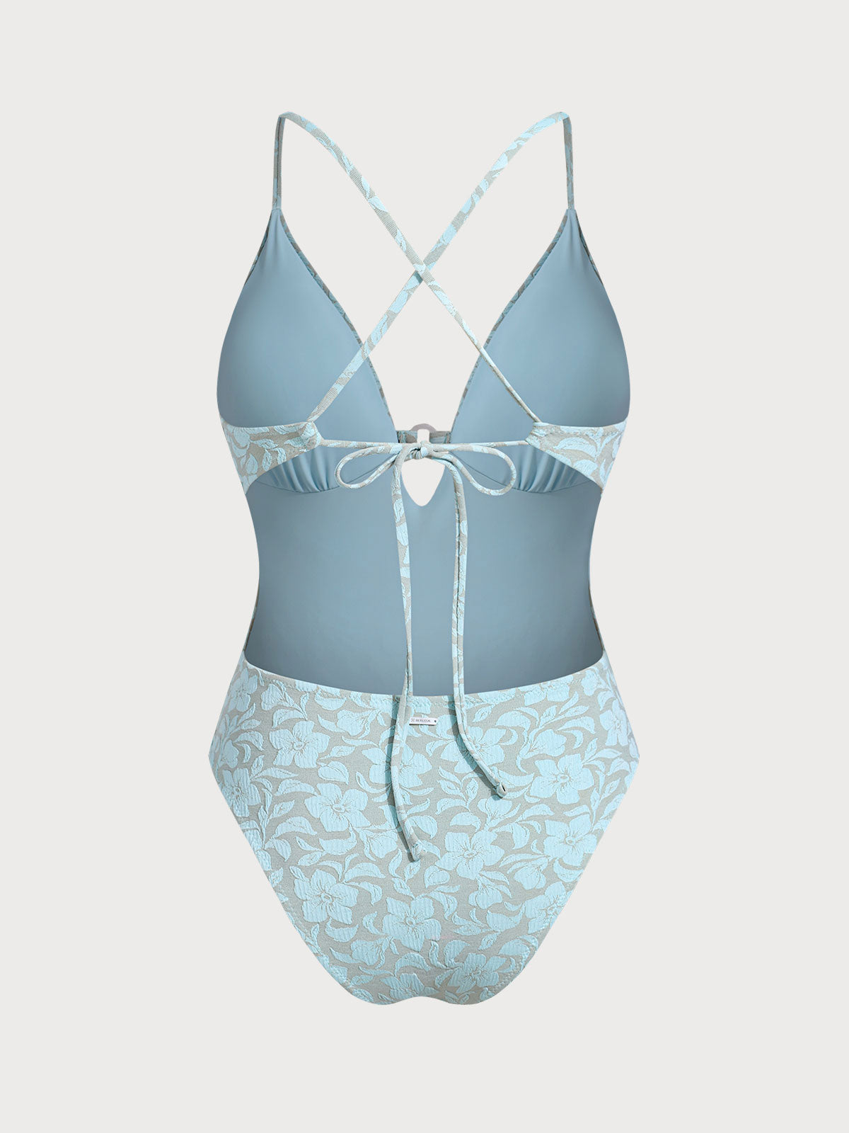 Women Knitted Polyester Blended One Pieces Swimwear Sustainable One-Pieces - BERLOOK