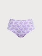 Women Knitted Polyester Blended Tankini Bottoms Purple Sustainable Plus Size Tankinis - BERLOOK