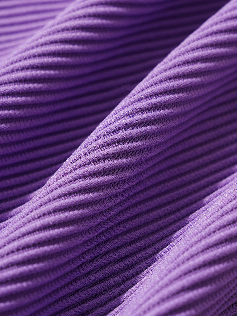 Women Knitted Polyester Blended Tankini Tops Sustainable Plus Size Tankinis - BERLOOK