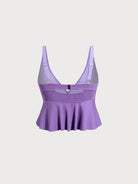 Women Knitted Polyester Blended Tankini Tops Sustainable Plus Size Tankinis - BERLOOK