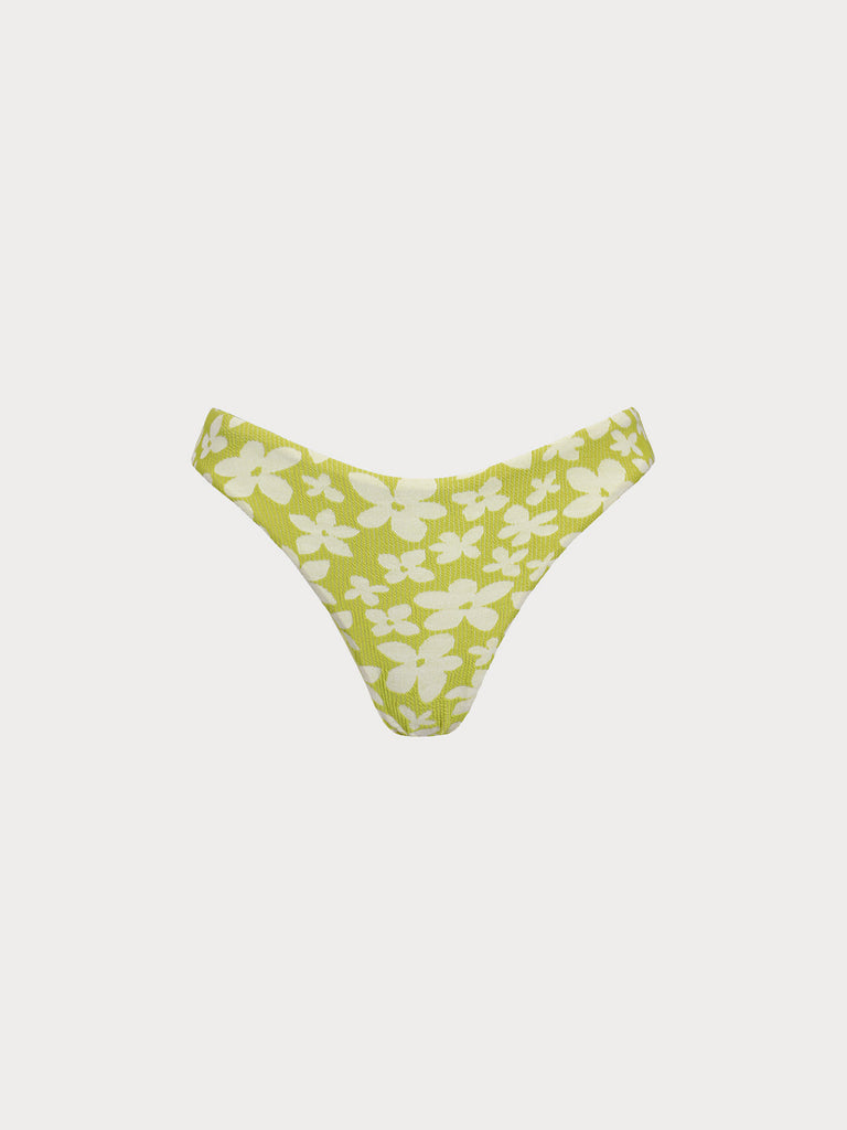 Women Knitted Polyester Nylon Blended Bikini Bottoms Sustainable Bikinis - BERLOOK