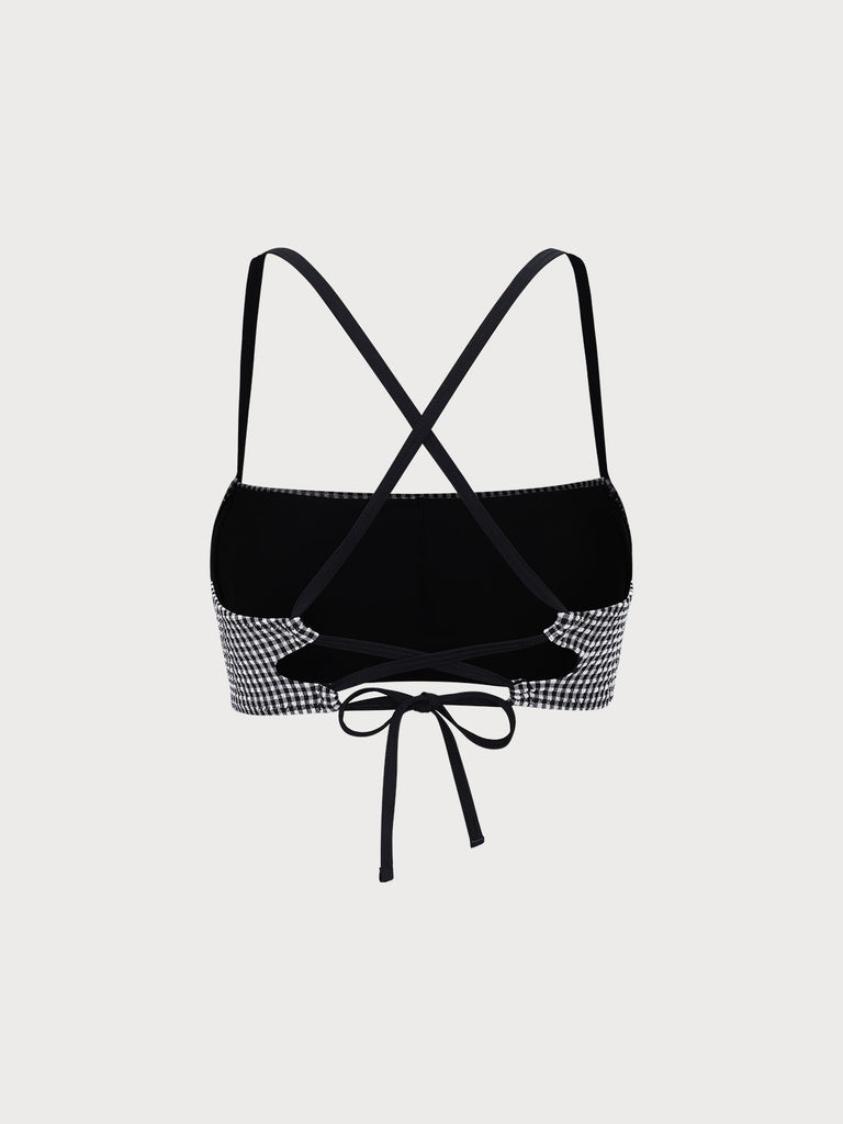 Women Knitted Polyester Nylon Blended Bikini Tops Sustainable Bikinis - BERLOOK