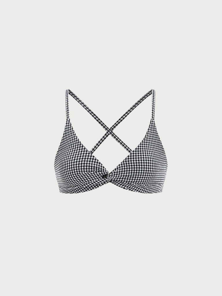 Women Knitted Polyester Nylon Blended Bikini Tops Sustainable Bikinis - BERLOOK