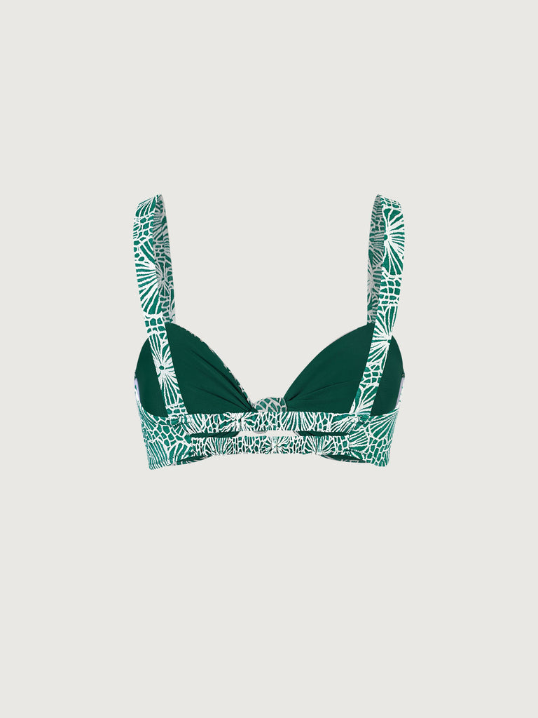 Women Knitted Polyester nylon blended Bikini Tops Sustainable Bikinis - BERLOOK