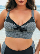 Women Knitted Polyester Nylon Blended Bikini Tops Sustainable Plus Size Bikinis - BERLOOK