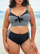 Women Knitted Polyester Nylon Blended Bikini Tops Sustainable Plus Size Bikinis - BERLOOK