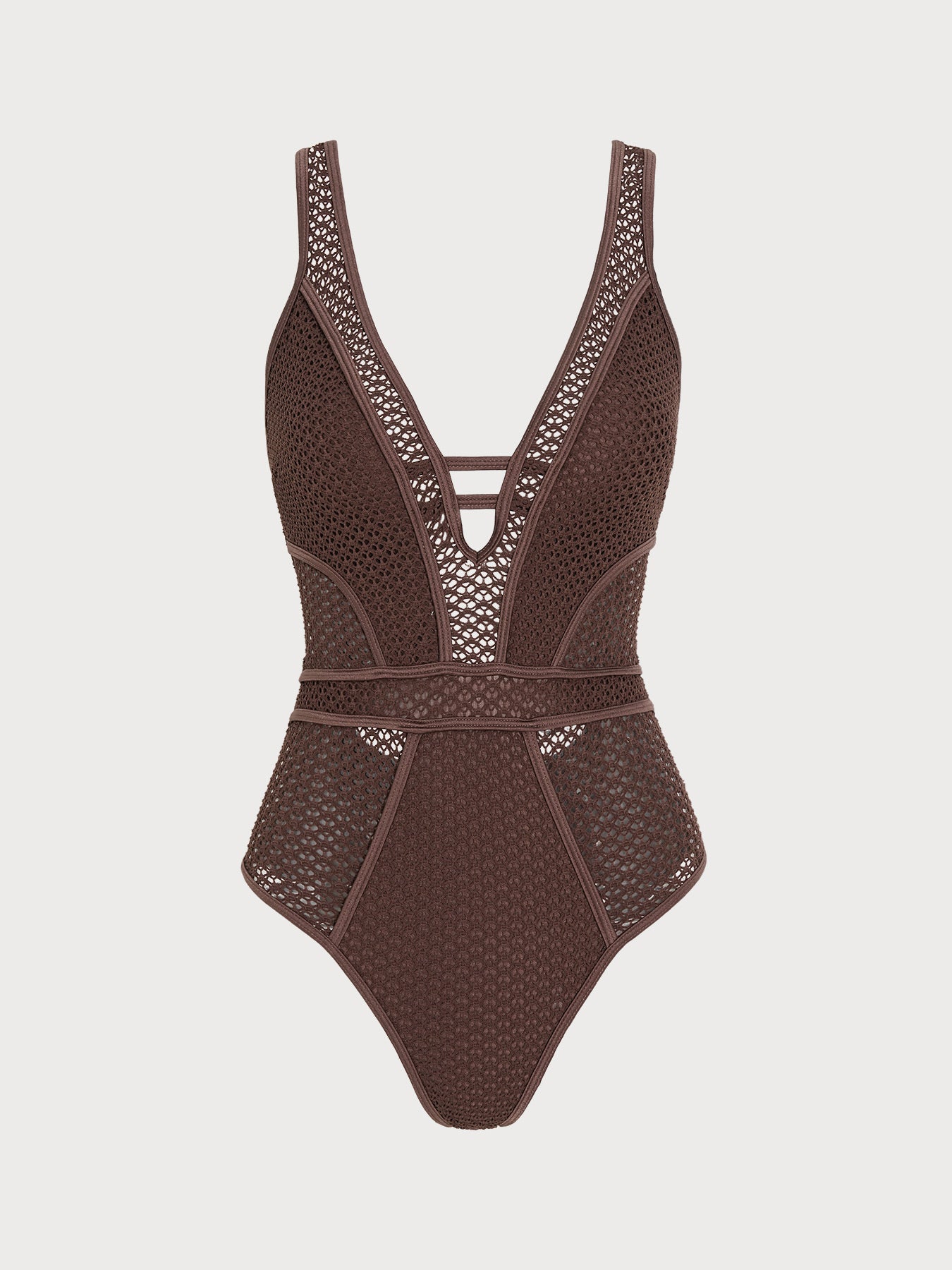 Women Knitted Polyester One Pieces Swimwear Sustainable One-Pieces - BERLOOK