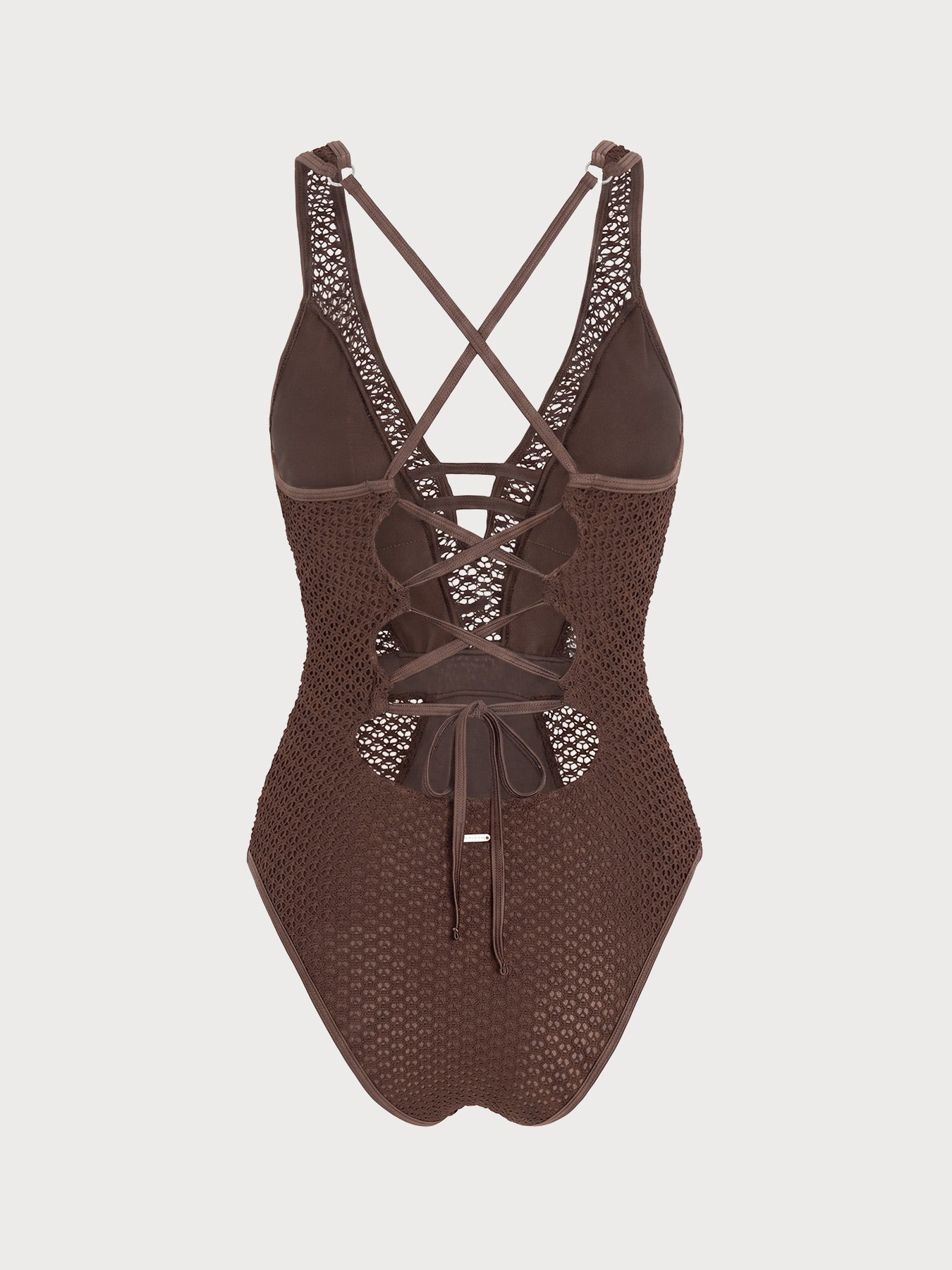 Women Knitted Polyester One Pieces Swimwear Sustainable One-Pieces - BERLOOK