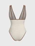 Women Knitted Polyester One Pieces Swimwear Sustainable One-Pieces - BERLOOK