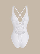 Women Knitted Polyester One Pieces Swimwear Sustainable One-Pieces - BERLOOK