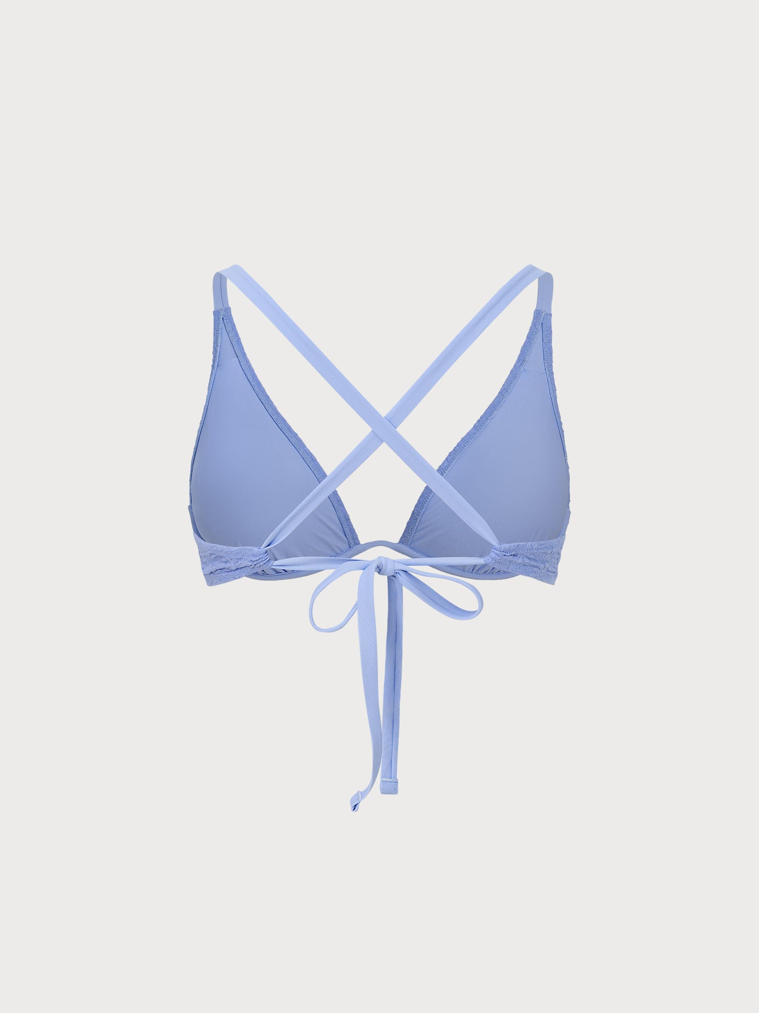Women Knitted Polyester Plus Size Bikini Tops Sustainable - BERLOOK - 01