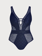 Women Knitted Polyester Plus Size One-Pieces Sustainable Plus Size One-Pieces - BERLOOK