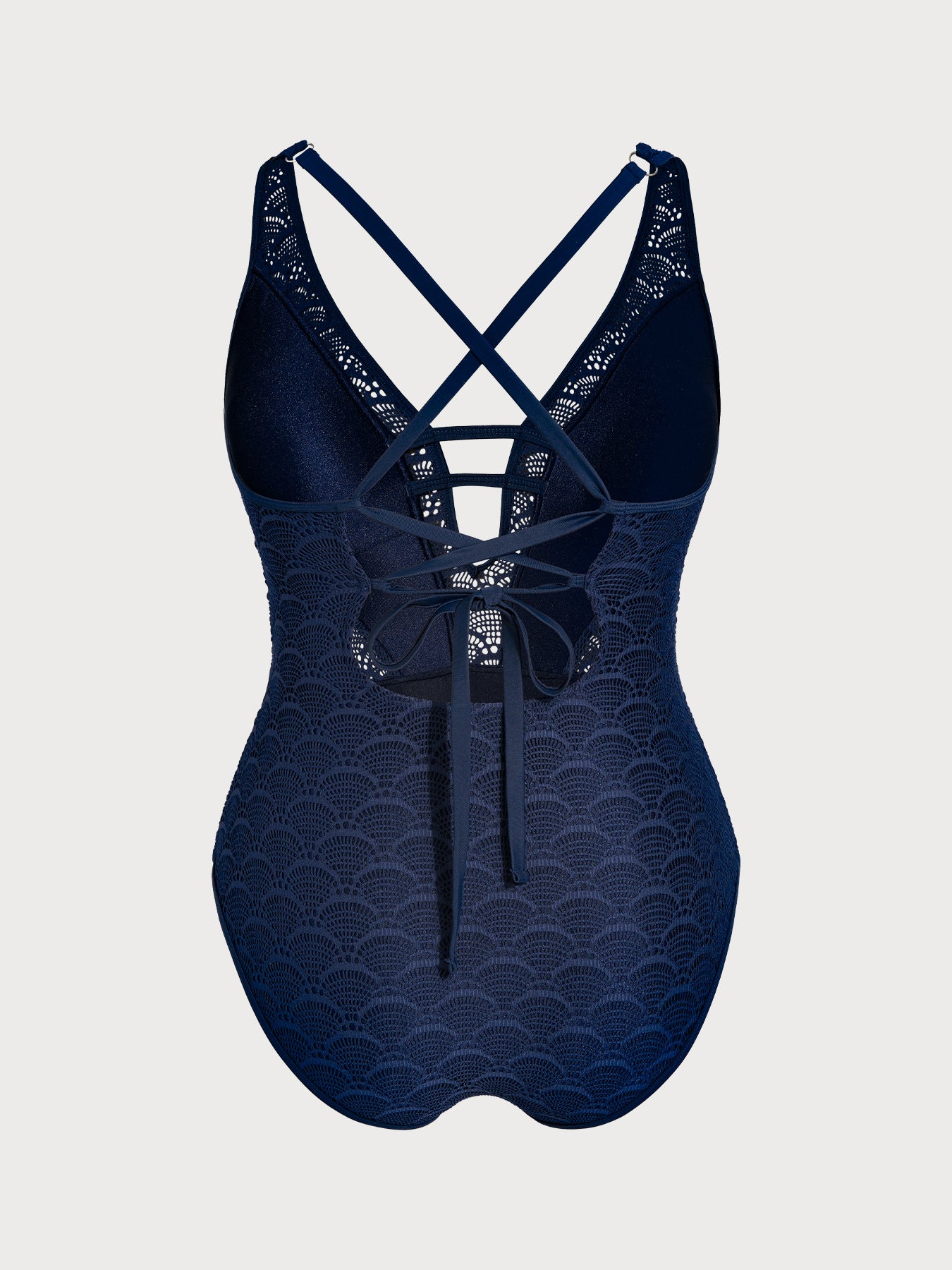 Women Knitted Polyester Plus Size One-Pieces Sustainable Plus Size One-Pieces - BERLOOK