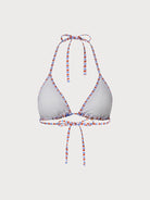 Women Knitted Polyester Printed Bikini Tops Sustainable Bikinis - BERLOOK