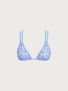 Women Knitted Polyester Printed Bikini Tops Sustainable Bikinis - BERLOOK