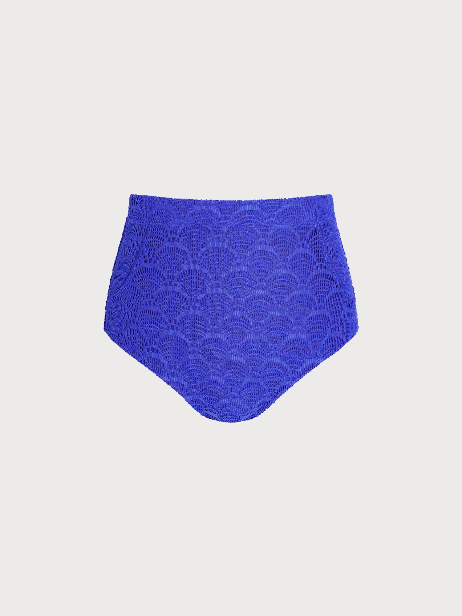 Women Knitted Polyester Surfing Bottoms Royal Blue Sustainable Surfing Clothes - BERLOOK