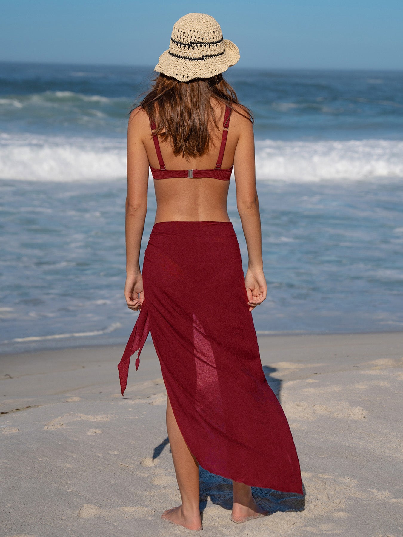 Women  knitted Rayon Cover-ups Sustainable Cover-ups - BERLOOK