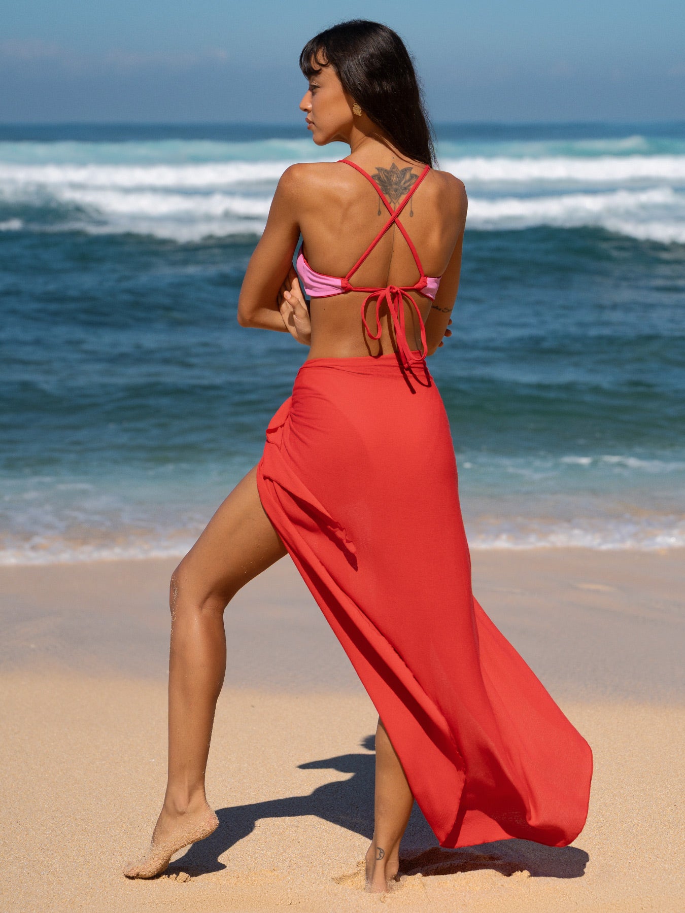 Women  knitted Rayon Cover-ups Sustainable Cover-ups - BERLOOK