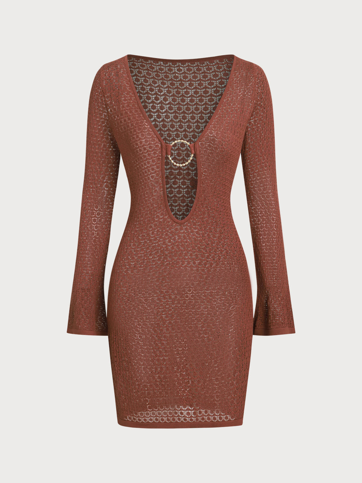 Women Knitted Viscose blended Cover ups Sustainable Cover-ups - BERLOOK