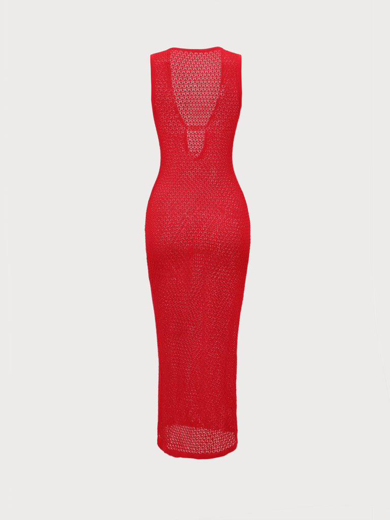 Women Knitted Viscose blended Cover ups Sustainable Cover-ups - BERLOOK