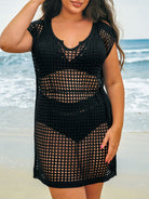 Women Knitted Viscose blended Cover ups Sustainable Plus Size Cover-ups - BERLOOK