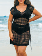 Women Knitted Viscose blended Cover ups Sustainable Plus Size Cover-ups - BERLOOK
