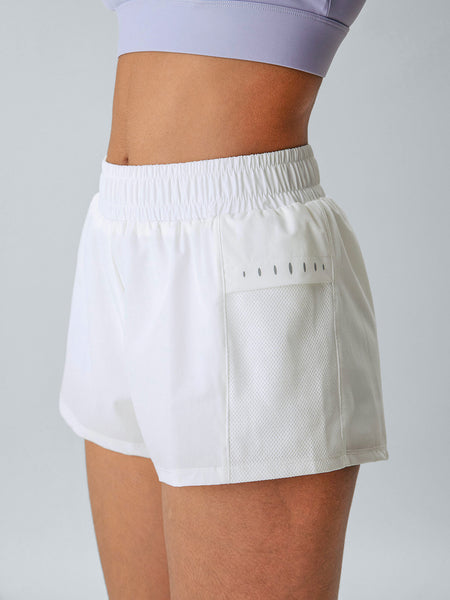 White Easy Fit Breathe Shorts & Reviews - White