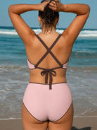 Women Plus Size Knitted Nylon Bikini Tops Sustainable Plus Size Bikinis - BERLOOK