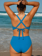 Women Plus Size Knitted Nylon Bikini Tops Sustainable Plus Size Bikinis - BERLOOK