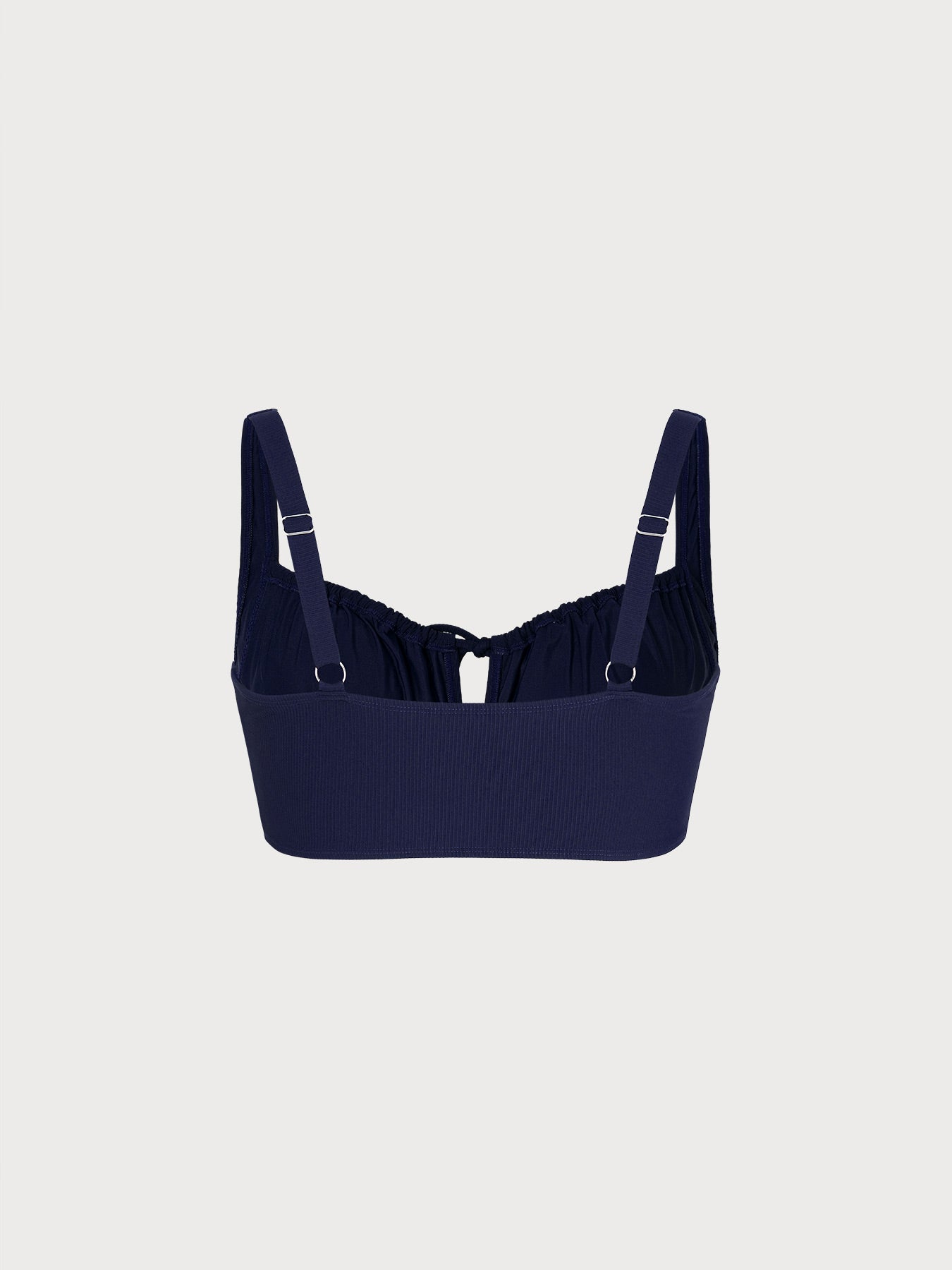 Women Plus Size Knitted Nylon Bikini Tops Sustainable Plus Size Bikinis - BERLOOK
