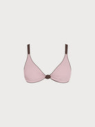Women Plus Size Knitted Nylon Bikini Tops Sustainable Plus Size Bikinis - BERLOOK
