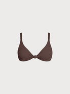 Women Plus Size Knitted Nylon Bikini Tops Sustainable Plus Size Bikinis - BERLOOK