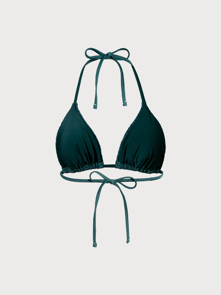 Women Woven Nylon Bikini Tops Sustainable Bikinis - BERLOOK