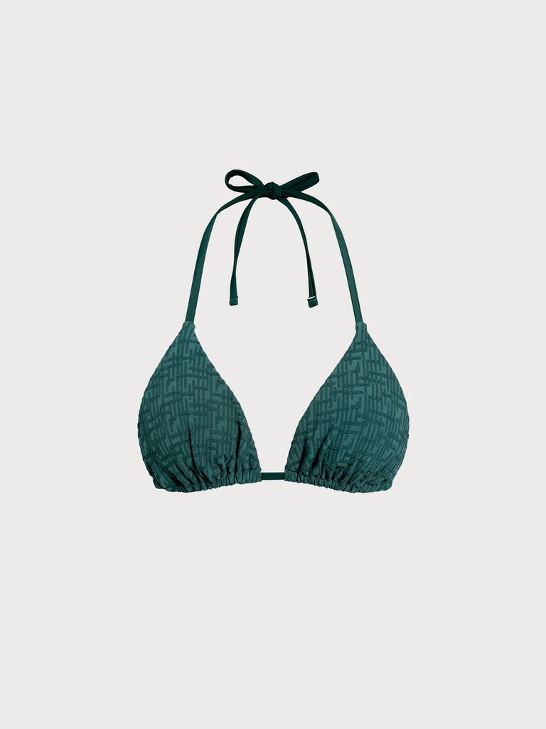 Women Woven Nylon Bikini Tops Sustainable Bikinis - BERLOOK