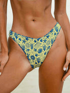 Women Woven Polyester Blended Bikini Bottoms Sustainable Bikinis - BERLOOK
