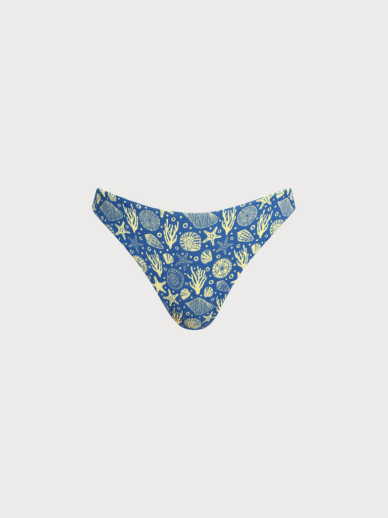 Women Woven Polyester Blended Bikini Bottoms Sustainable Bikinis - BERLOOK
