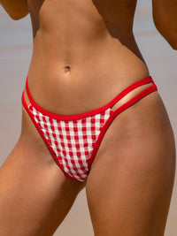 Women Woven Polyester Blended Bikini Bottoms Sustainable Bikinis - BERLOOK