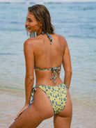 Women Woven Polyester Blended Bikini Bottoms Sustainable Bikinis - BERLOOK