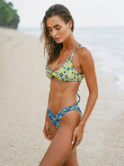 Women Woven Polyester Blended Bikini Bottoms Sustainable Bikinis - BERLOOK