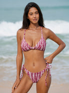Women Woven Polyester Blended Bikini Bottoms Sustainable Bikinis - BERLOOK