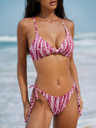 Women Woven Polyester Blended Bikini Bottoms Sustainable Bikinis - BERLOOK