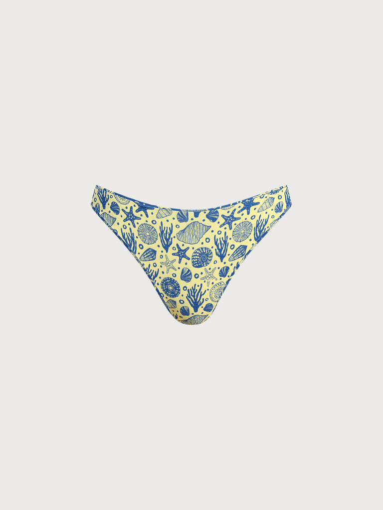 Women Woven Polyester Blended Bikini Bottoms Sustainable Bikinis - BERLOOK