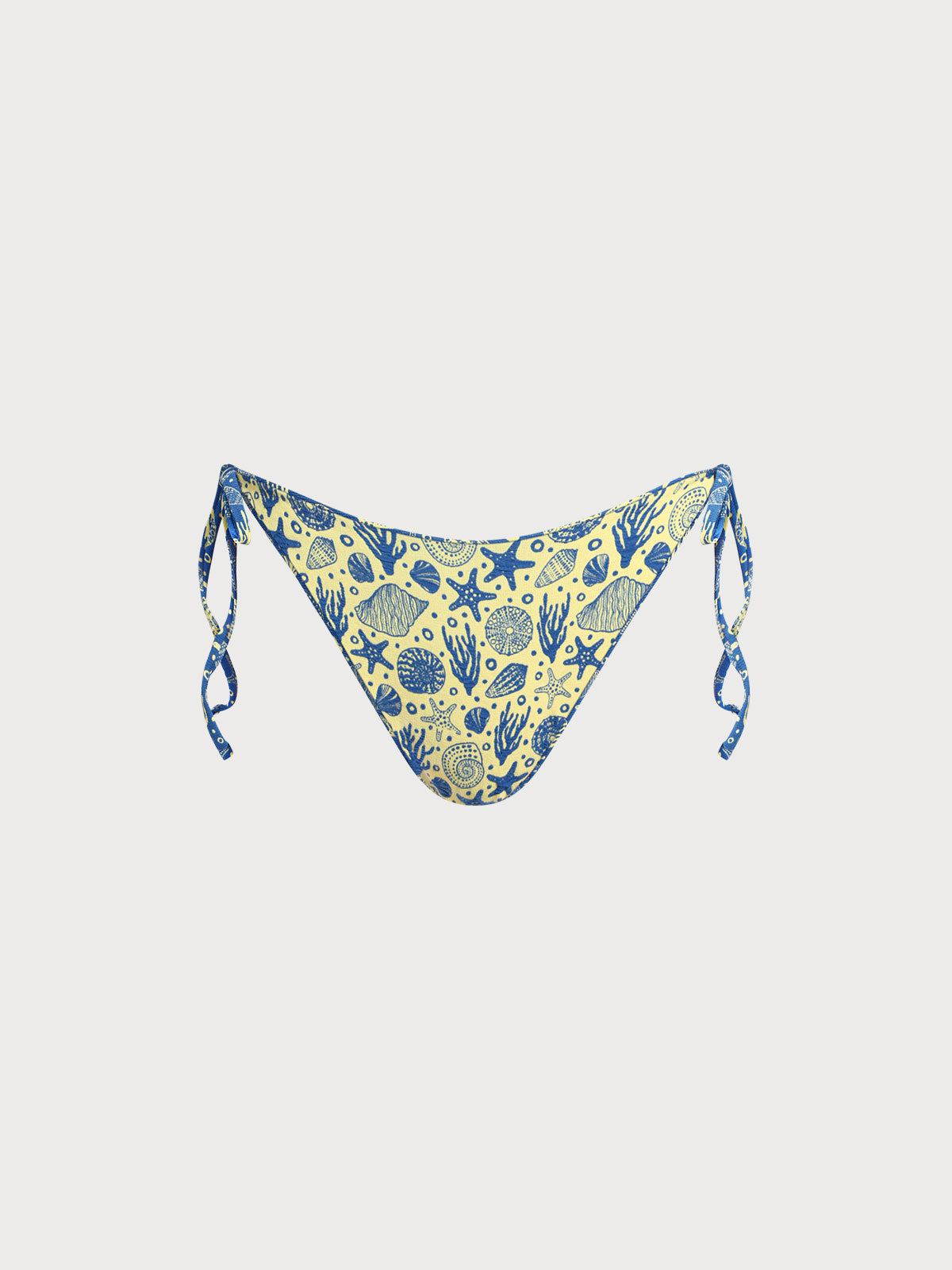 Women Woven Polyester Blended Bikini Bottoms Sustainable Bikinis - BERLOOK